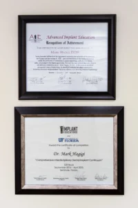 Dr. Mark Hagigi's credentials